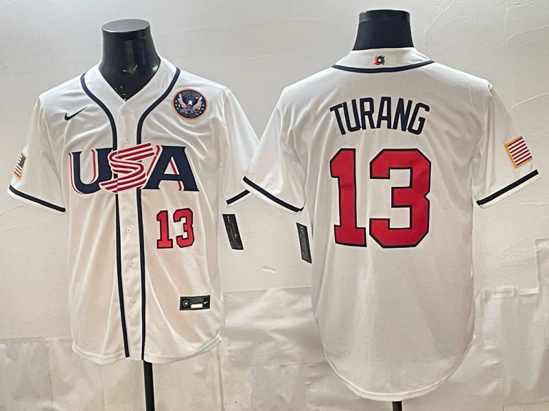 Men 2026 World cup white MLB Nike jersey 0023